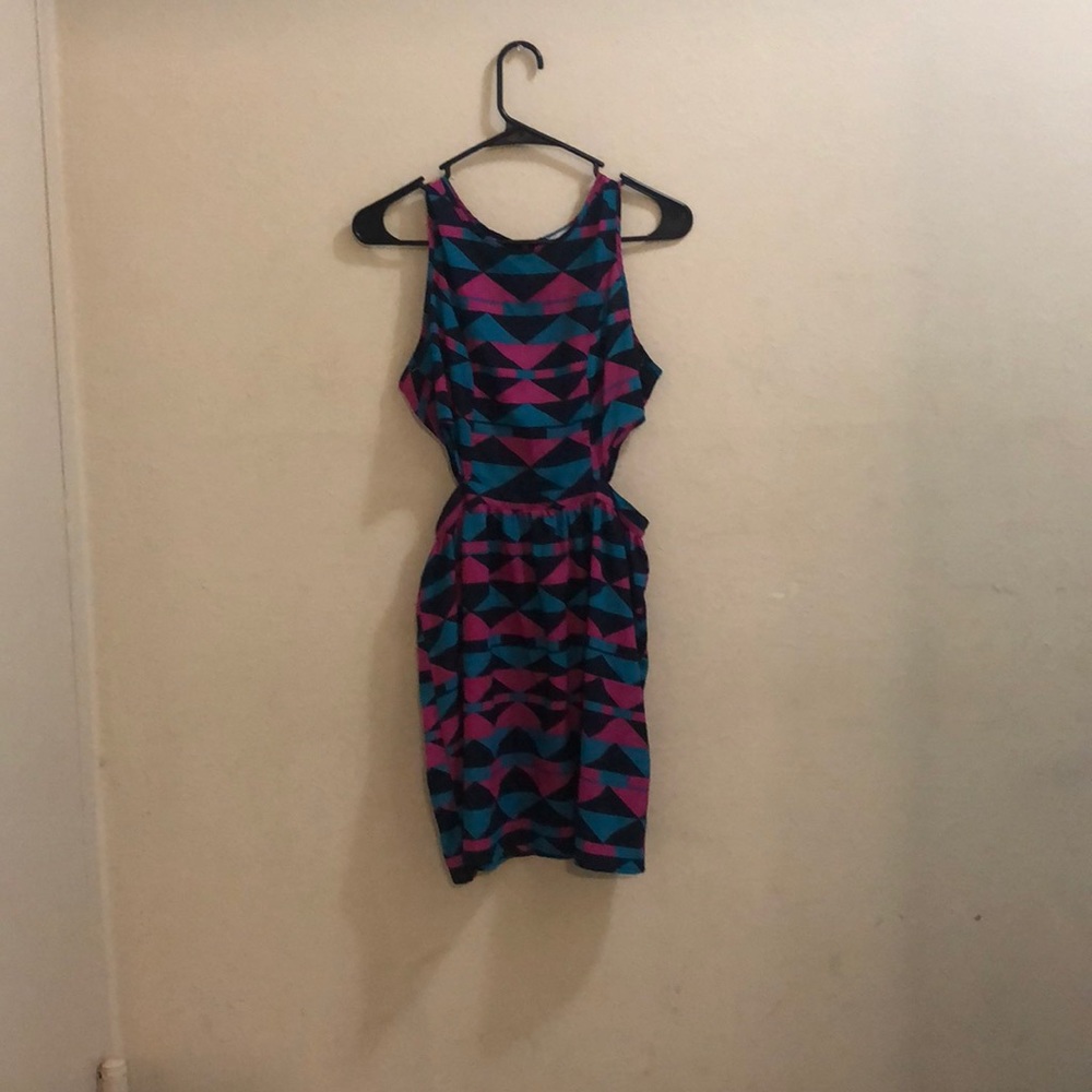 Cute Colorful Mini Dress